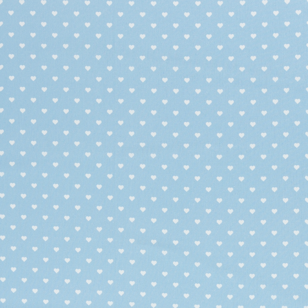 Swafing Baumwolle - Herzen - Hellblau